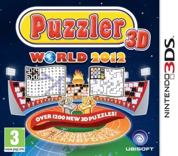 Puzzler World 2012 3D(USA) box cover front